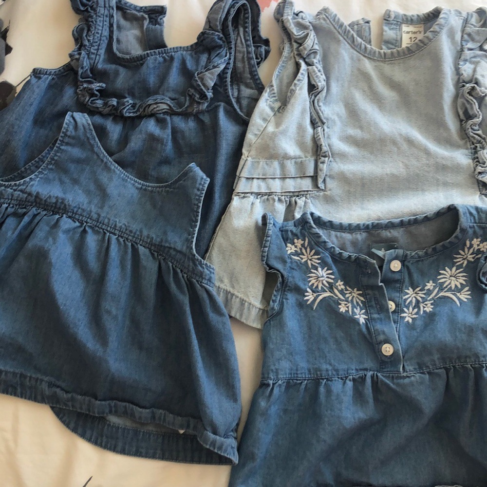 Denim tops